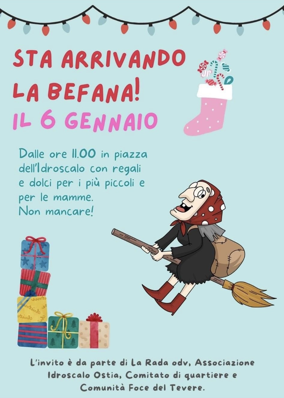 Arriva la Befana all''Idroscalo (anche se in ritardo...)